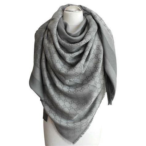 grey gucci logo scarf|gucci scarf black and grey.